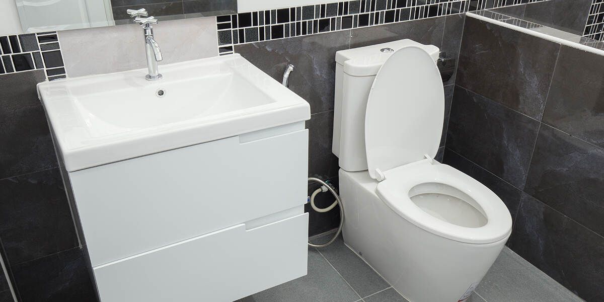 when i flush the toilet the sink gurgles