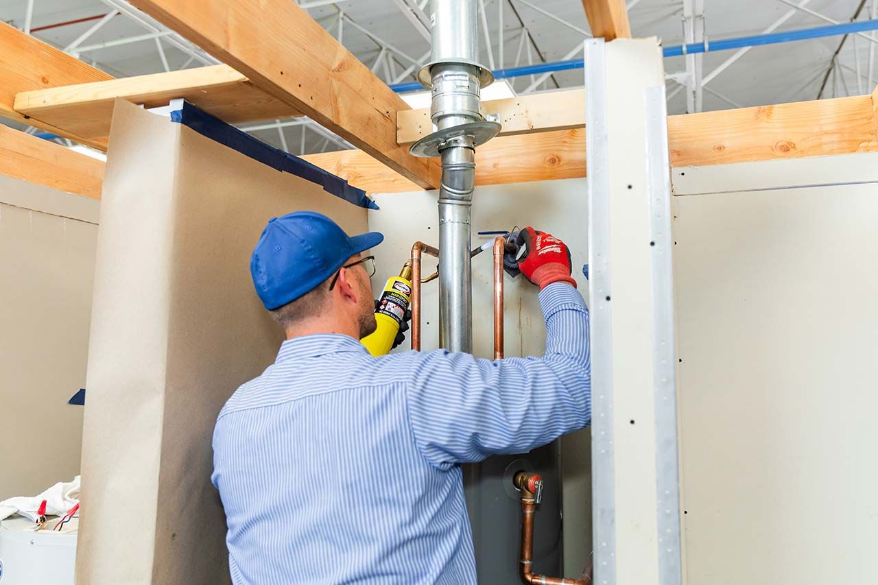 Water heater installation