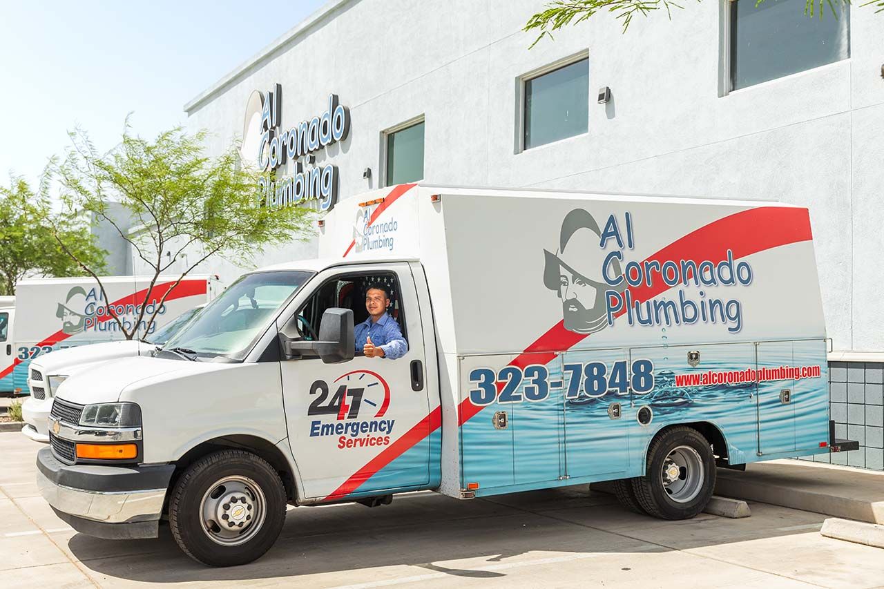 Al Coronado Plumbing van