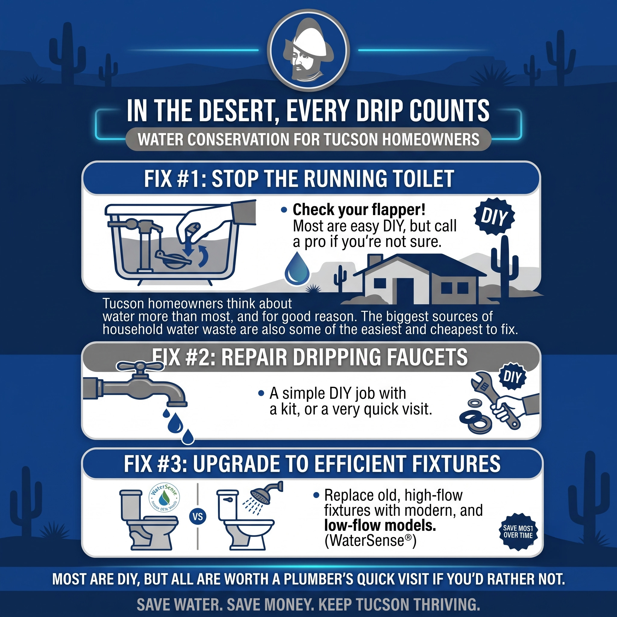 water saving tips infographic